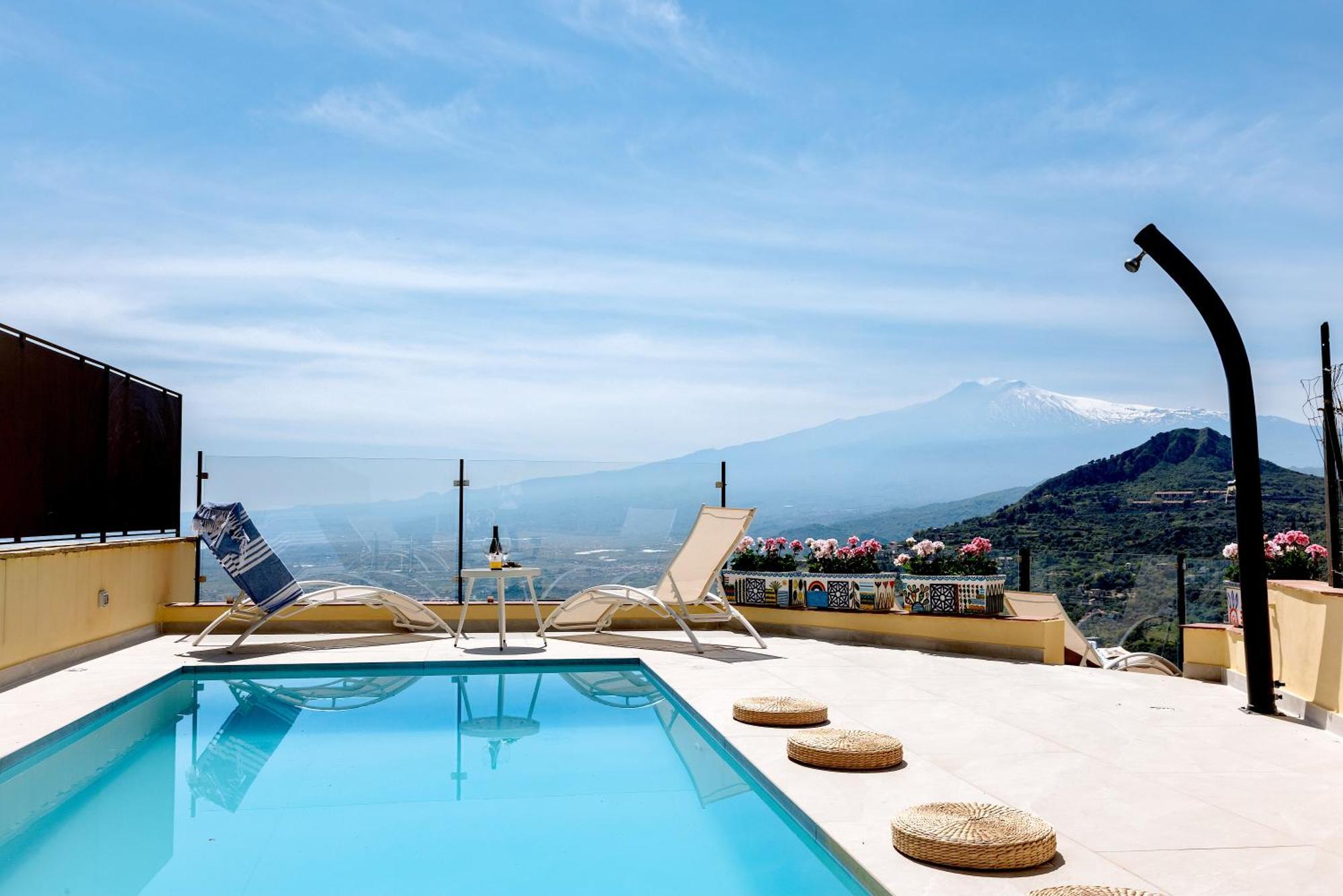 Villa Da Vinci Luxury Panoramic Apartments - Taormina Rooms Collection Kültér fotó
